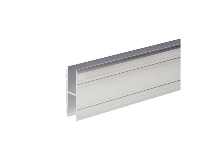 Adam Hall Hardware 6127 - Aluminium H-profil 10 mm for skjøt *Pris per meter 